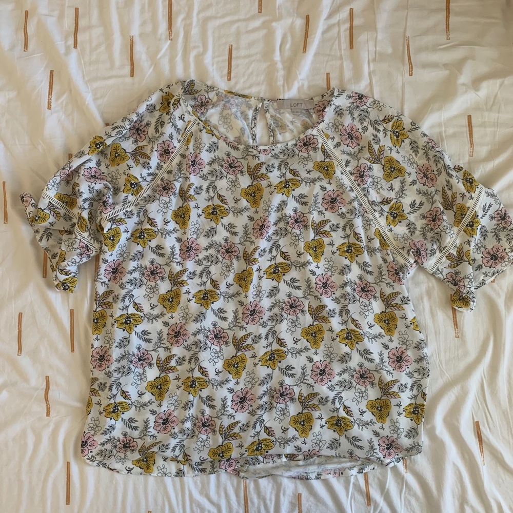 Loft Floral Blouse